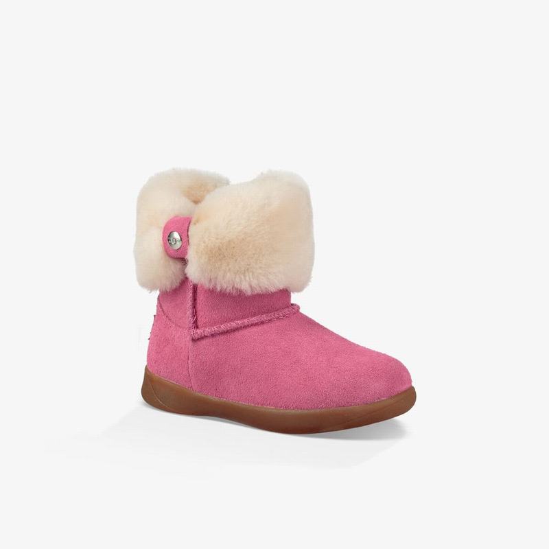 Bottes UGG Ramona Fille Rose Soldes 710JRNPW